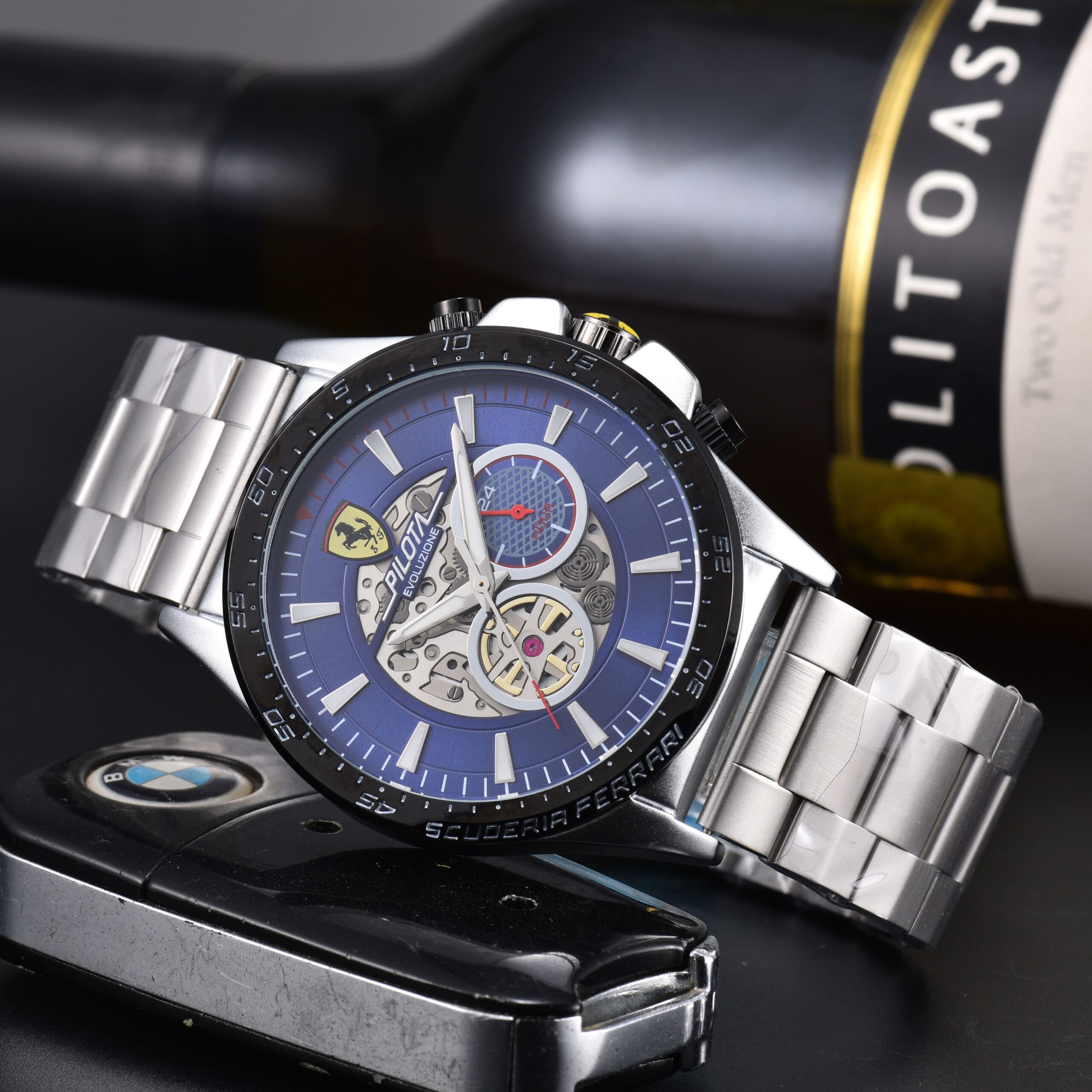 Scuderia Ferrari Men Pilota Chronograph Analog Analog Watch - Image 5