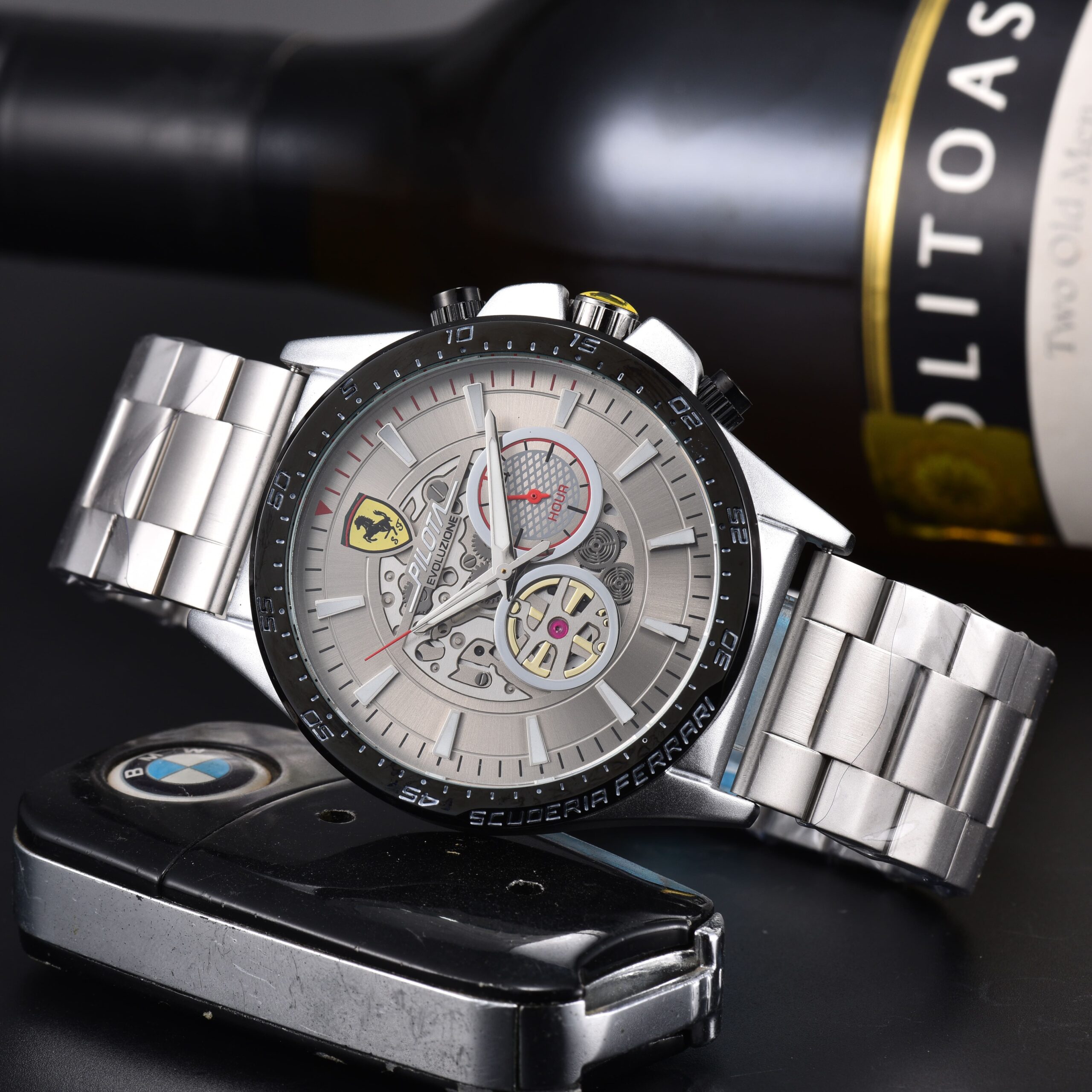 Scuderia Ferrari Men Pilota Chronograph Analog Analog Watch - Image 4