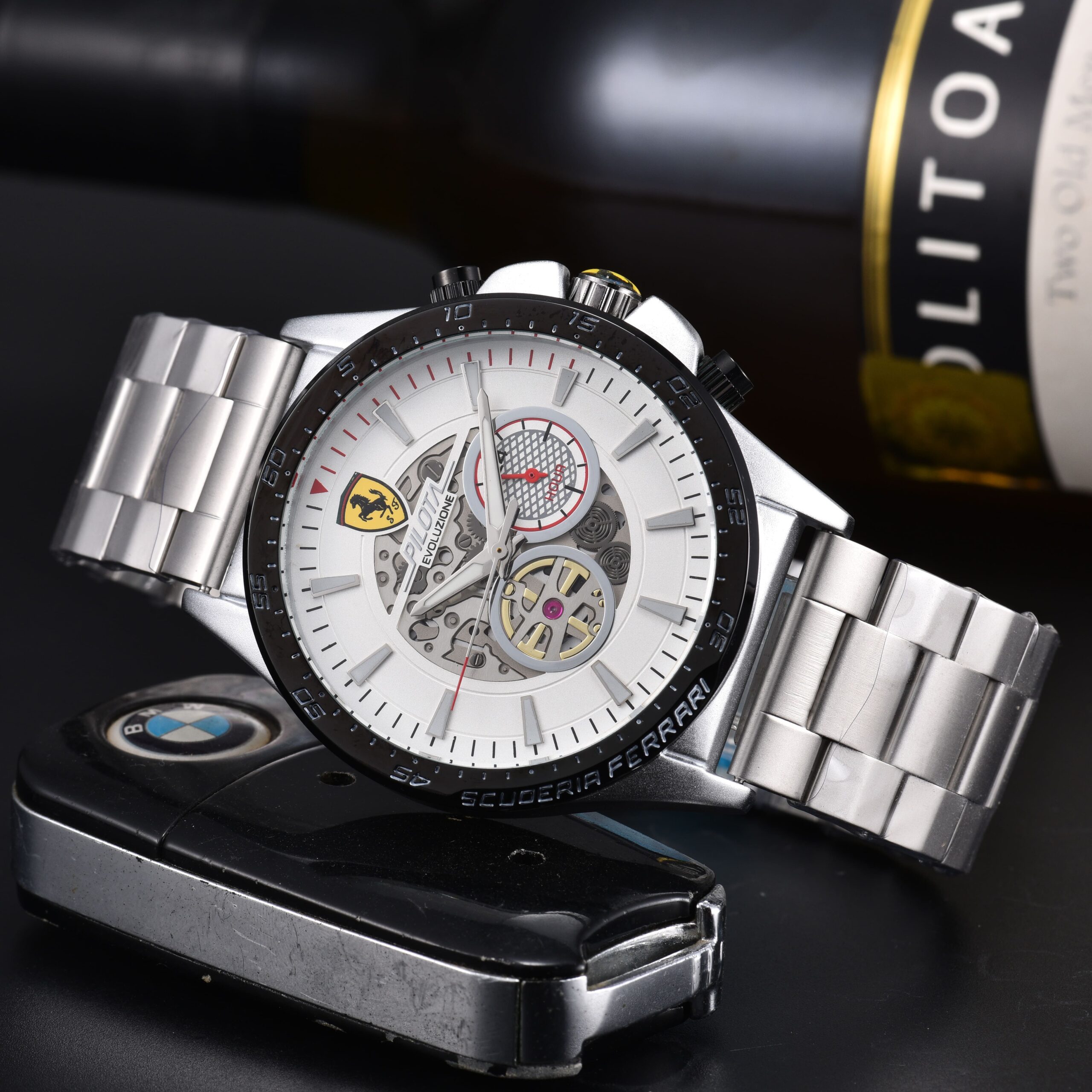 Scuderia Ferrari Men Pilota Chronograph Analog Analog Watch - Image 3