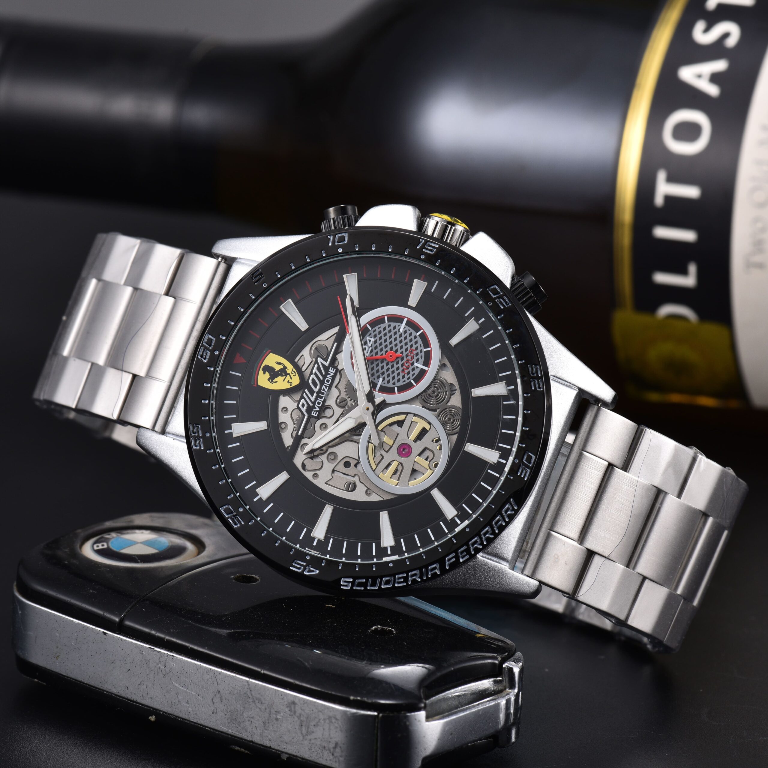 Scuderia Ferrari Men Pilota Chronograph Analog Analog Watch